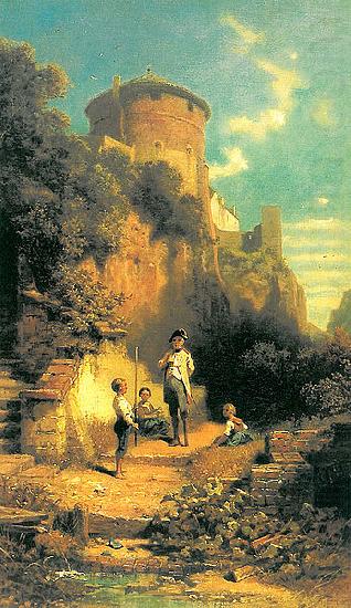 Das Auge des Gesetzes, Carl Spitzweg